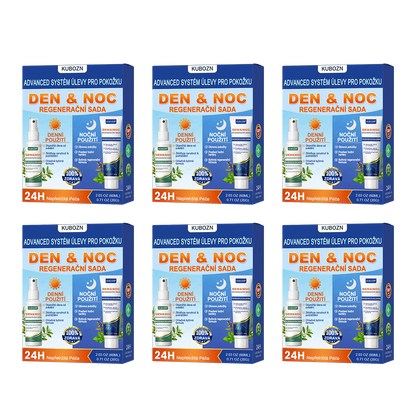 KUBOZN® Denní a noční regenerační systém pro psoriázu – 100% bez steroidů, dvojité řešení pro úlevu od plaků, šupinatění a svědění