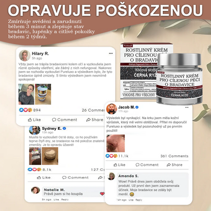 Pureluxo® Fekete Rizses Bőrregeneráló Krém 👨‍⚕️ (Szemölcsök, bőrkinövések, foltok és hiperpigmentáció kezelésére)