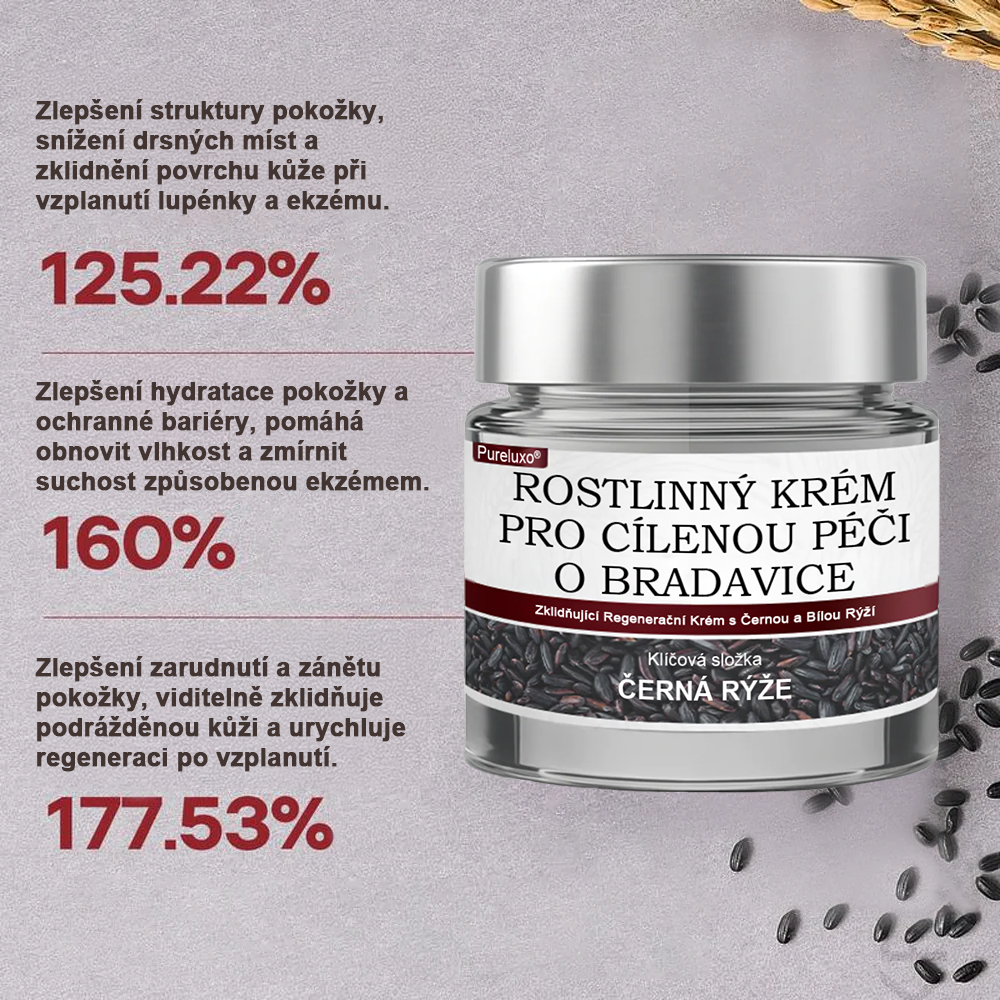 Pureluxo® Fekete Rizses Bőrregeneráló Krém 👨‍⚕️ (Szemölcsök, bőrkinövések, foltok és hiperpigmentáció kezelésére)